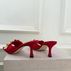 JimmyChoo 吉米周 26𝐬𝐬 ——— ✨ 2026秋冬新品 专柜最新JC金属花朵方头高跟拖鞋 BS名媛 JimmyChoo 吉米周 26𝐬𝐬 ——— ✨ 2026秋冬新品 专柜最新JC金属花朵方头高跟拖鞋 BS名媛