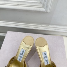 JimmyChoo 吉米周 26𝐬𝐬 ——— ✨ 2026秋冬新品 专柜最新JC金属花朵方头高跟拖鞋 BS名媛 JimmyChoo 吉米周 26𝐬𝐬 ——— ✨ 2026秋冬新品 专柜最新JC金属花朵方头高跟拖鞋 BS名媛