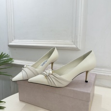 JimmyChoo 吉米周 26𝐬𝐬 ——— ✨ 2026秋冬新品 专柜最新JC珍珠水钻褶皱尖头高跟鞋 BS JimmyChoo 吉米周 26𝐬𝐬 ——— ✨ 2026秋冬新品 专柜最新JC珍珠水钻褶皱尖头高跟鞋 BS