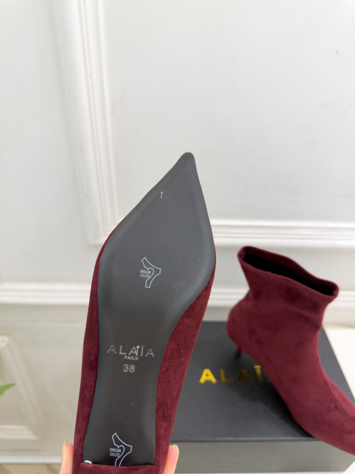 ALAÏA 阿莱亚26𝐬𝐬   2026秋冬新品 秀场同款 极简复古尖头小猫跟短靴 ————————— Alaïa作为这