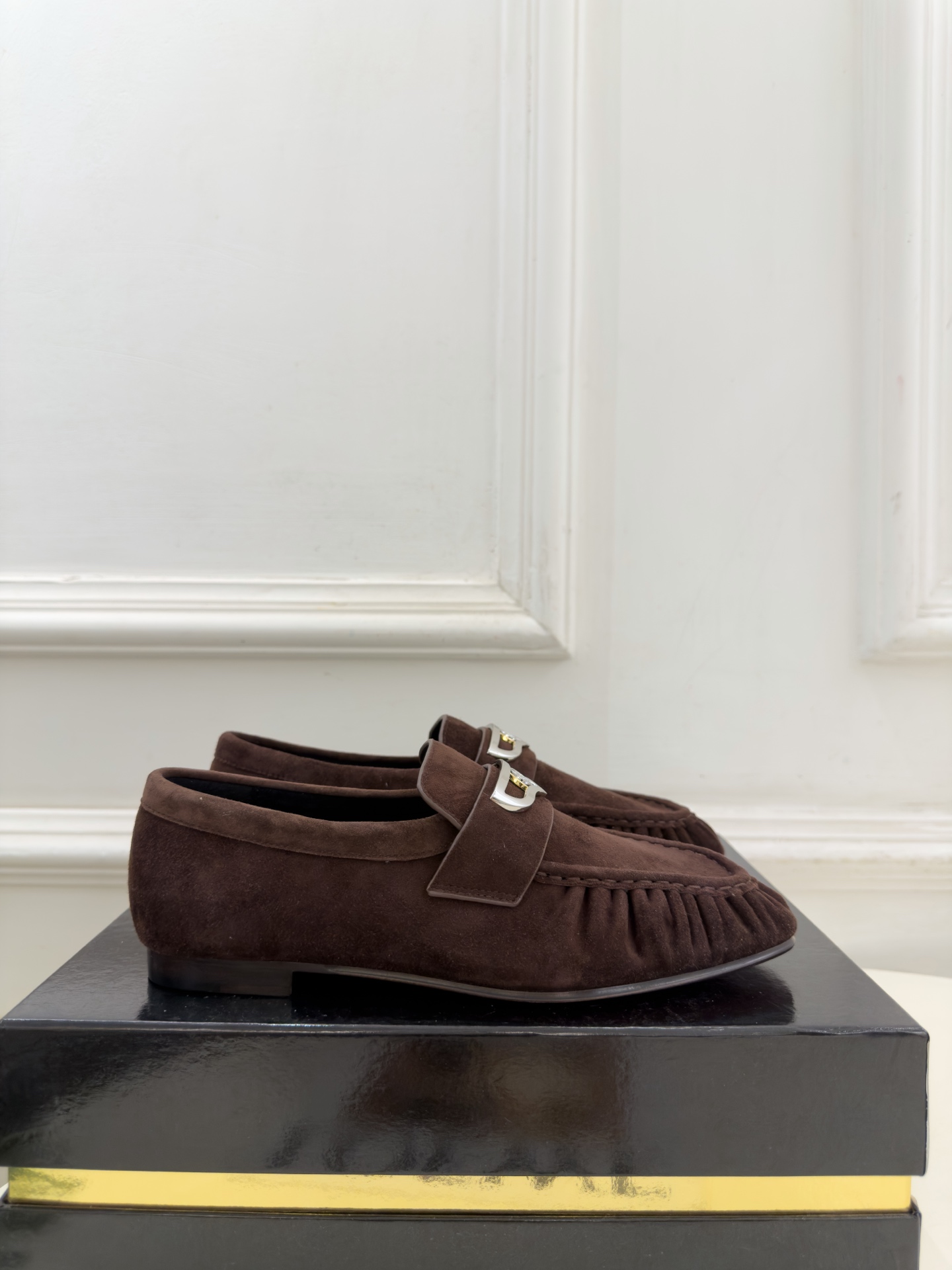 Christian Louboutin路铂廷 26ss ✨ 2026秋冬新品 CL复古褶皱情侣款乐福鞋 小皮鞋系列，顶级
