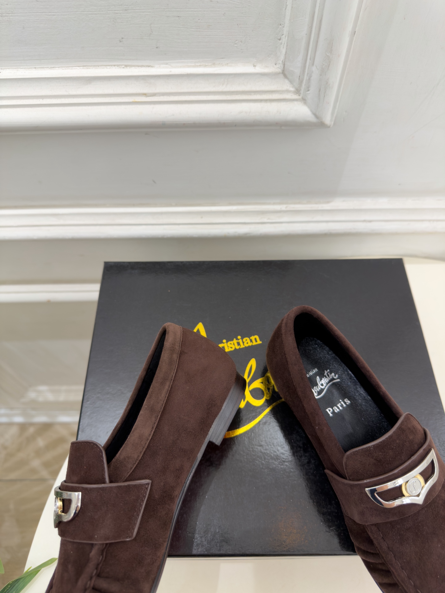 Christian Louboutin路铂廷 26ss ✨ 2026秋冬新品 CL复古褶皱情侣款乐福鞋 小皮鞋系列，顶级