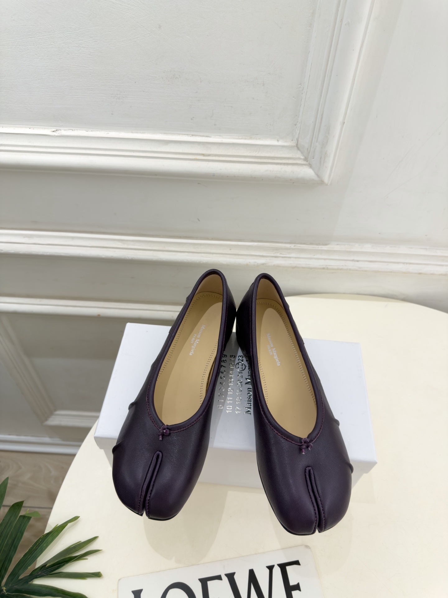 Maison Margiela· 马吉拉26𝐬𝐬  2026秋冬新品 MM6分趾褶皱内增高芭蕾鞋———————— MM6