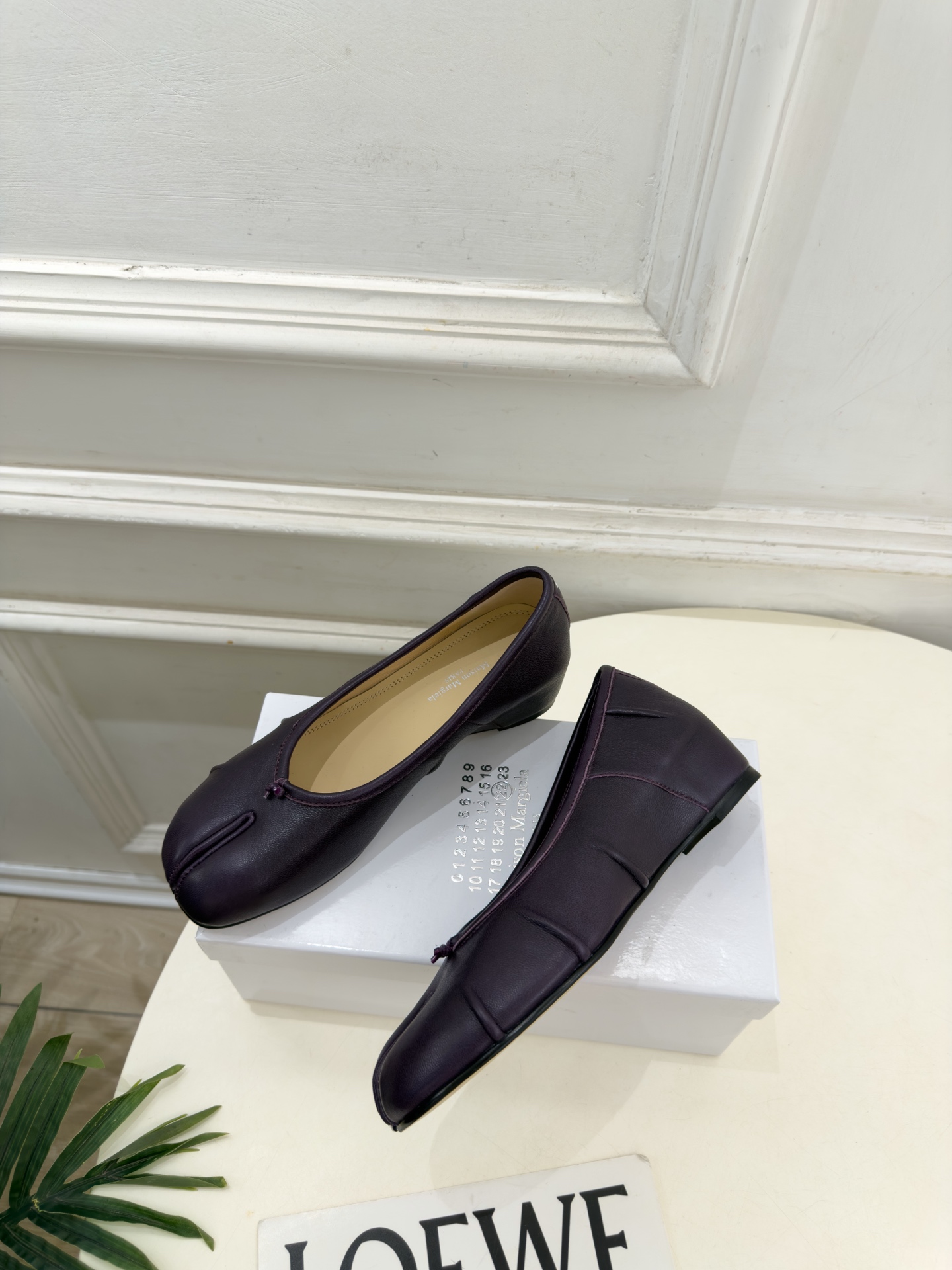 Maison Margiela· 马吉拉26𝐬𝐬  2026秋冬新品 MM6分趾褶皱内增高芭蕾鞋———————— MM6