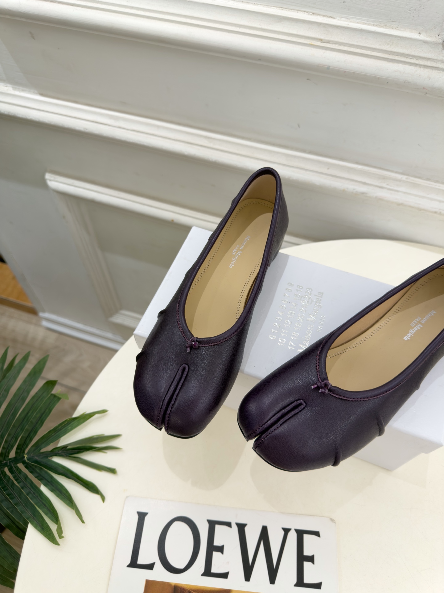 Maison Margiela· 马吉拉26𝐬𝐬  2026秋冬新品 MM6分趾褶皱内增高芭蕾鞋———————— MM6