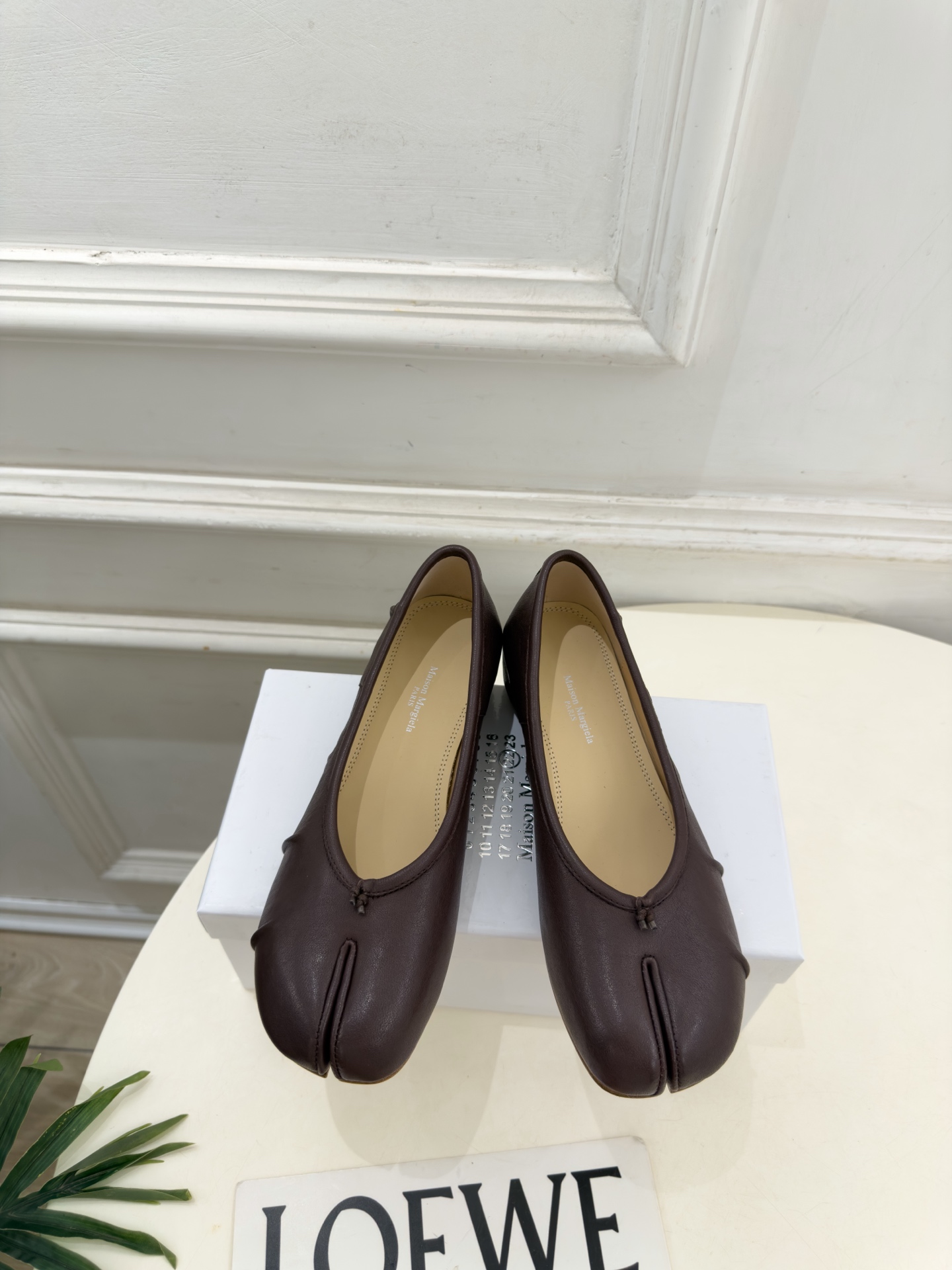 Maison Margiela· 马吉拉26𝐬𝐬  2026秋冬新品 MM6分趾褶皱内增高芭蕾鞋———————— MM6