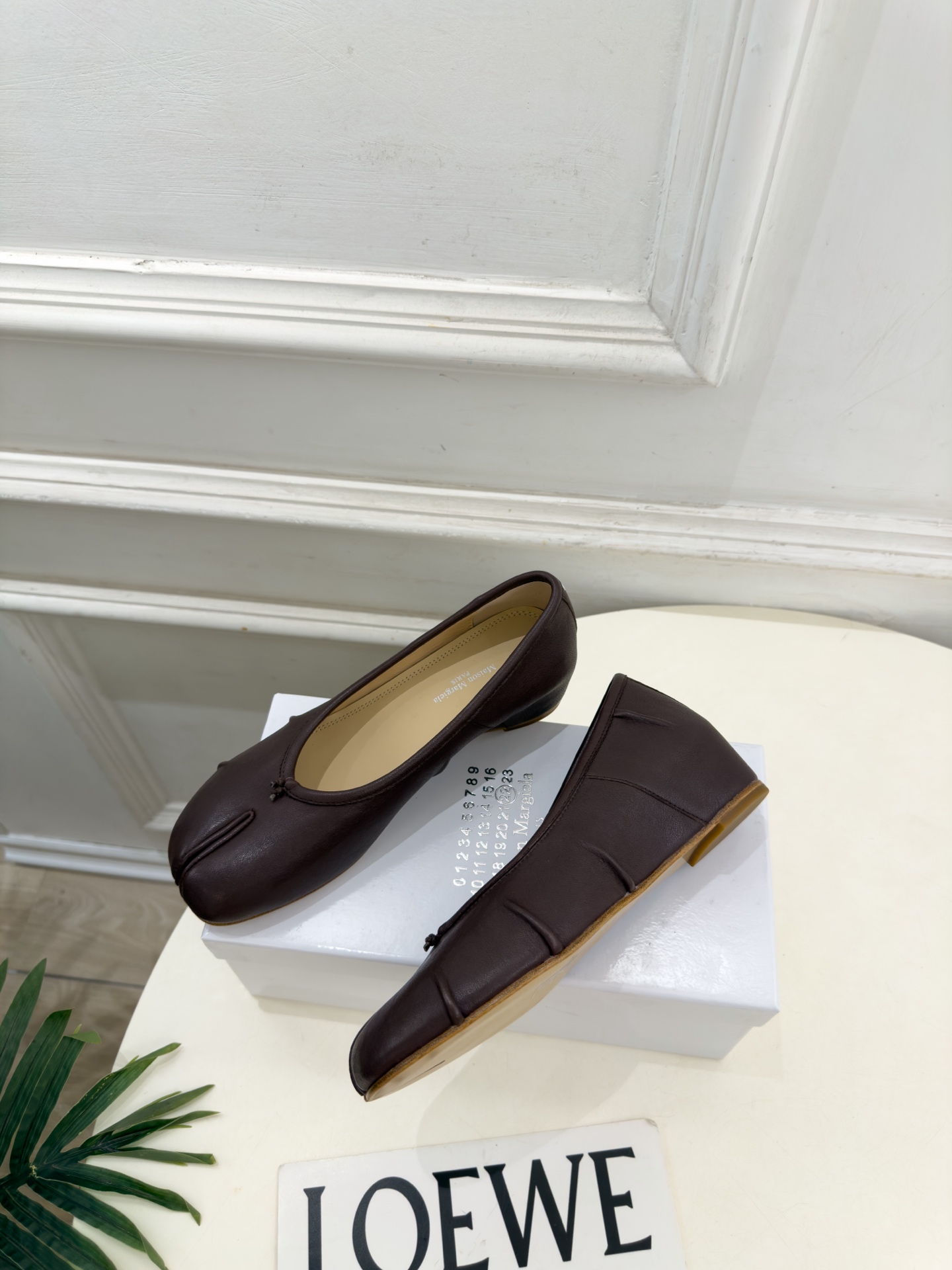 Maison Margiela· 马吉拉26𝐬𝐬  2026秋冬新品 MM6分趾褶皱内增高芭蕾鞋———————— MM6