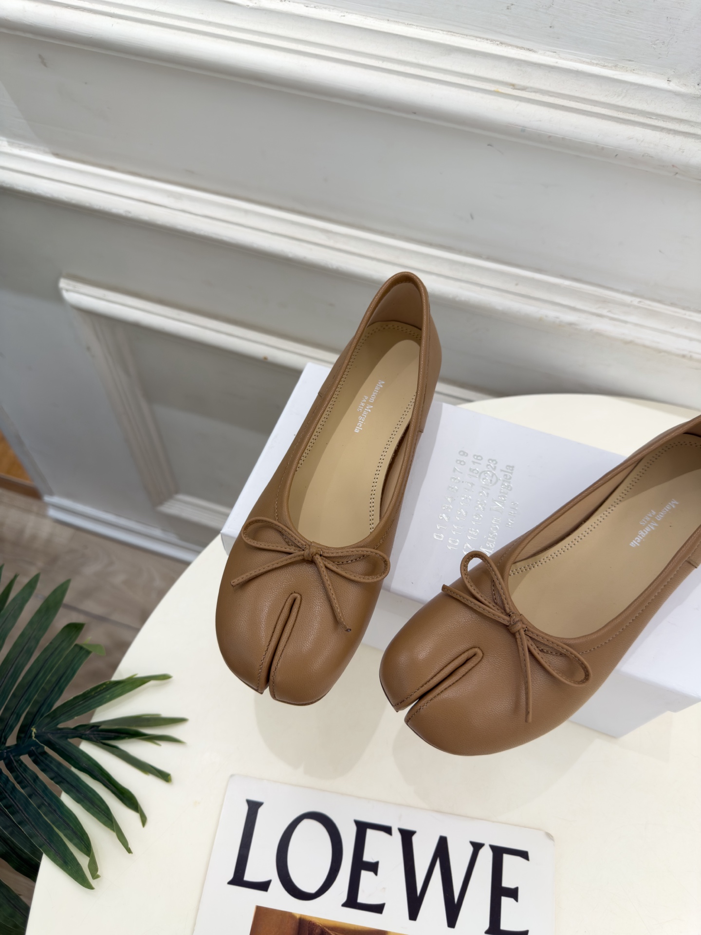 Maison Margiela· 马吉拉26𝐬𝐬  2026秋冬新品 MM6分趾蝴蝶结内增高芭蕾鞋———————— MM