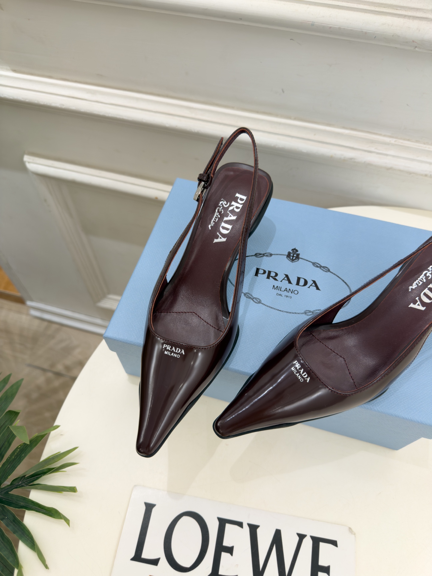 PRADA 普拉达 26𝐬𝐬 🌈2026春夏新品 专柜走秀款 经典字母尖头后空猫跟凉鞋 系列〰 ◽鞋面:原版高定制牛 PRADA 普拉达 26𝐬𝐬 🌈2026春夏新品 专柜走秀款 经典字母尖头后空猫跟凉鞋 系列〰 ◽鞋面:原版高定制牛
