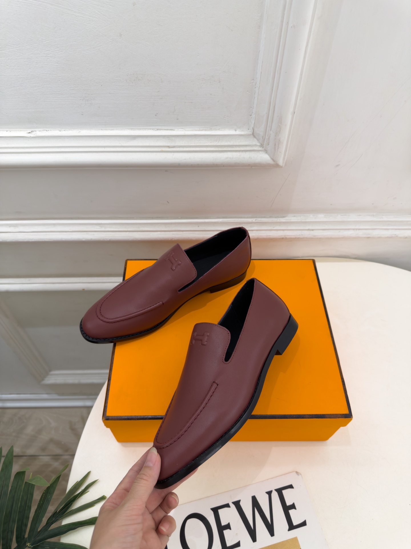 🐎𝐇𝐄𝐑𝐌𝐄* 爱玛仕 26𝐬𝐬 🌈专柜新款 2026秋冬新品 极简压印H型平底乐福鞋 小皮鞋系列〰 ◽鞋面:原版特定 🐎𝐇𝐄𝐑𝐌𝐄* 爱玛仕 26𝐬𝐬 🌈专柜新款 2026秋冬新品 极简压印H型平底乐福鞋 小皮鞋系列〰 ◽鞋面:原版特定