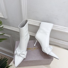 JimmyChoo 吉米周 26𝐬𝐬 ——— ✨ 2026秋冬新品 专柜最新JC蝴蝶结后拉链尖头高跟短靴 BS JimmyChoo 吉米周 26𝐬𝐬 ——— ✨ 2026秋冬新品 专柜最新JC蝴蝶结后拉链尖头高跟短靴 BS