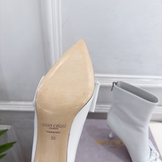 JimmyChoo 吉米周 26𝐬𝐬 ——— ✨ 2026秋冬新品 专柜最新JC蝴蝶结后拉链尖头高跟短靴 BS JimmyChoo 吉米周 26𝐬𝐬 ——— ✨ 2026秋冬新品 专柜最新JC蝴蝶结后拉链尖头高跟短靴 BS