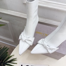 JimmyChoo 吉米周 26𝐬𝐬 ——— ✨ 2026秋冬新品 专柜最新JC蝴蝶结后拉链尖头高跟短靴 BS JimmyChoo 吉米周 26𝐬𝐬 ——— ✨ 2026秋冬新品 专柜最新JC蝴蝶结后拉链尖头高跟短靴 BS