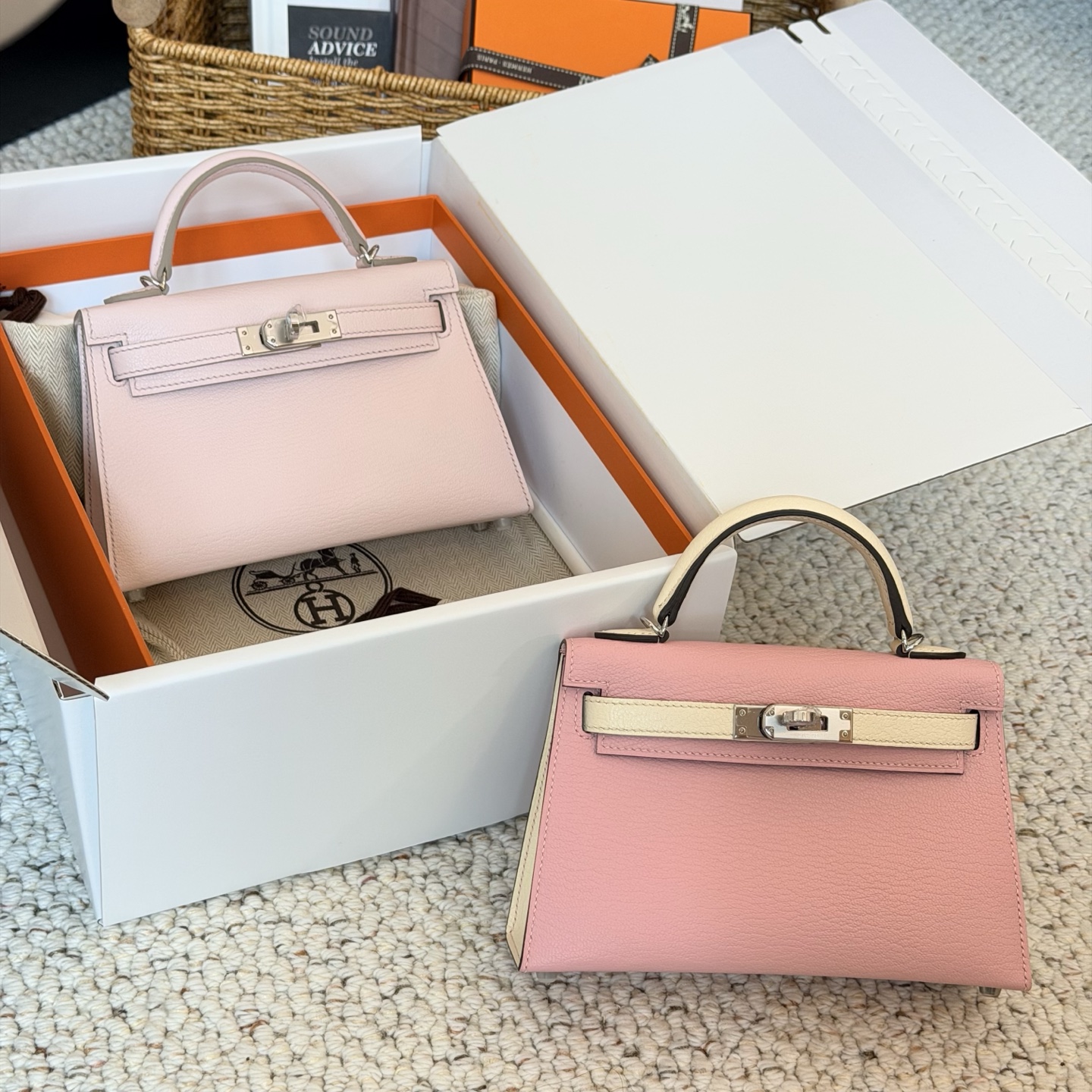 NO:851474,Mini Kelly goatskin fantasy pink and purple silver buckle, Hermes, hermes, sheepskin, Hermes,19860909Mini Kelly 山羊皮 梦幻粉紫 银扣,爱马仕,hermes,sheepskin,Hermes,,Bag