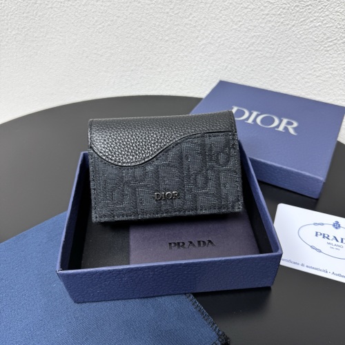 Dior Saddle Card Holder Black Oblique Jacquard Wallet, 10.5 x 7.5 x 2 cm 1 Dior Saddle Card Holder Black Oblique Jacquard Wallet, 10.5 x 7.5 x 2 cm