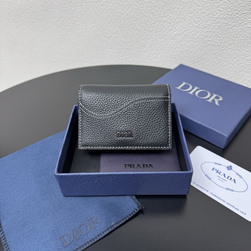 Dior Saddle Grained Calfskin Card Holder Black with Dior Signature 1 Dior Saddle Grained Calfskin Card Holder Black with Dior Signature