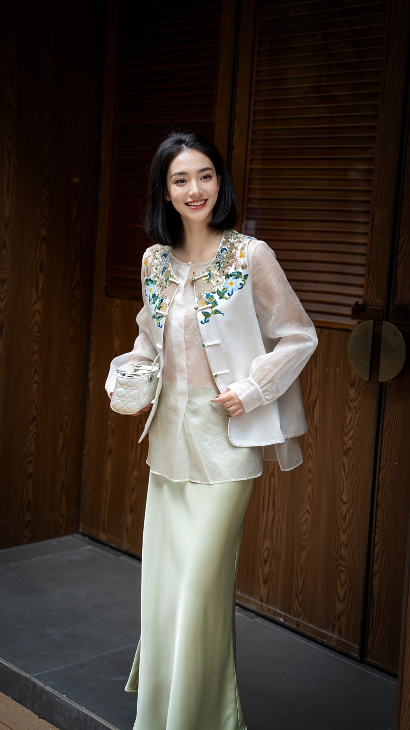 2025 Spring Women’s Suit Collection: High-End Quality with Silver-Coated Acupuncture Details - 图片 4