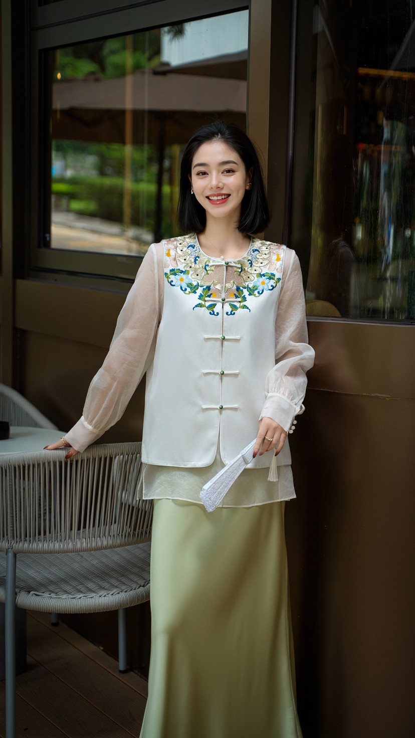 2025 Spring Women’s Suit Collection: High-End Quality with Silver-Coated Acupuncture Details - 图片 8