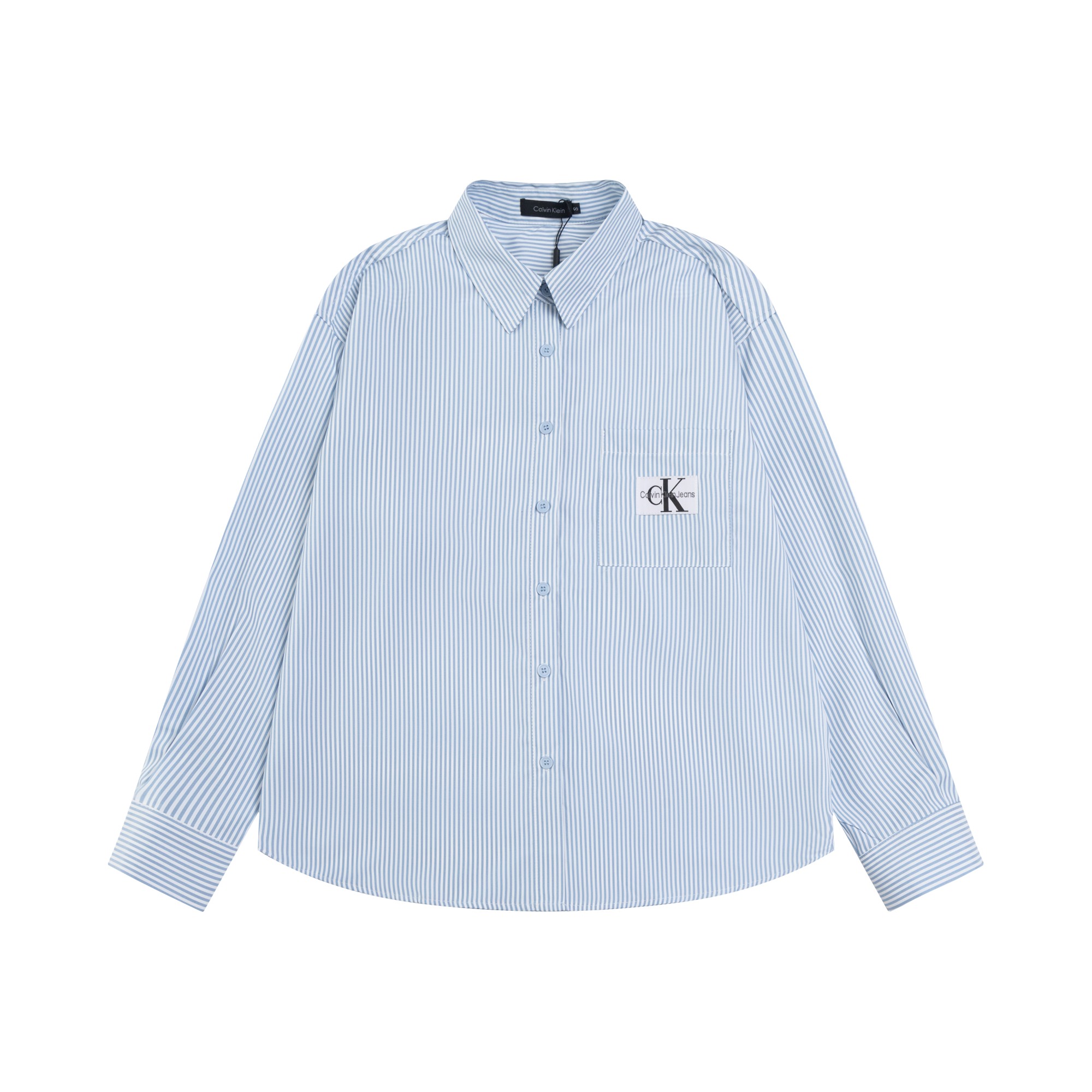 Calvin Klein Jeans CK Logo Embroidered Relaxed Shirt – Top Summer Version