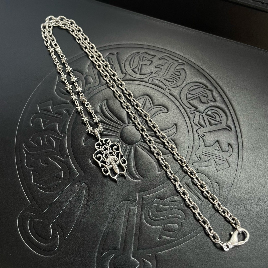 Chrome Hearts Jewelry Necklaces & Pendants Top Quality Website
 Grey Unisex Vintage