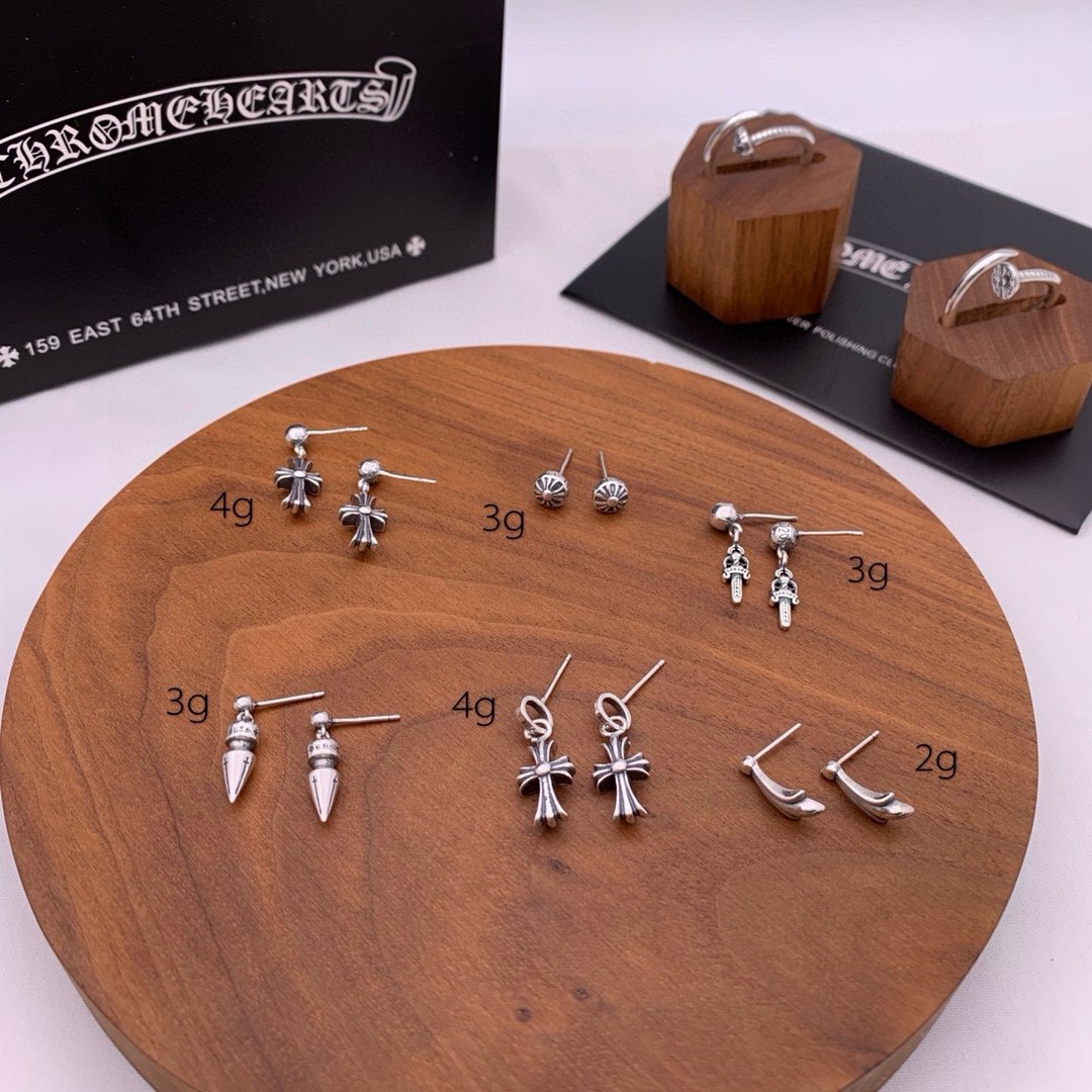 NO:107908,Chrome Hearts New style earrings, jewelry boutiques, chrome hearts, chrome hearts19860909Chrome Hearts克罗心 新款耳钉,饰品精品,chrome hearts,chrome hearts,Jewelry