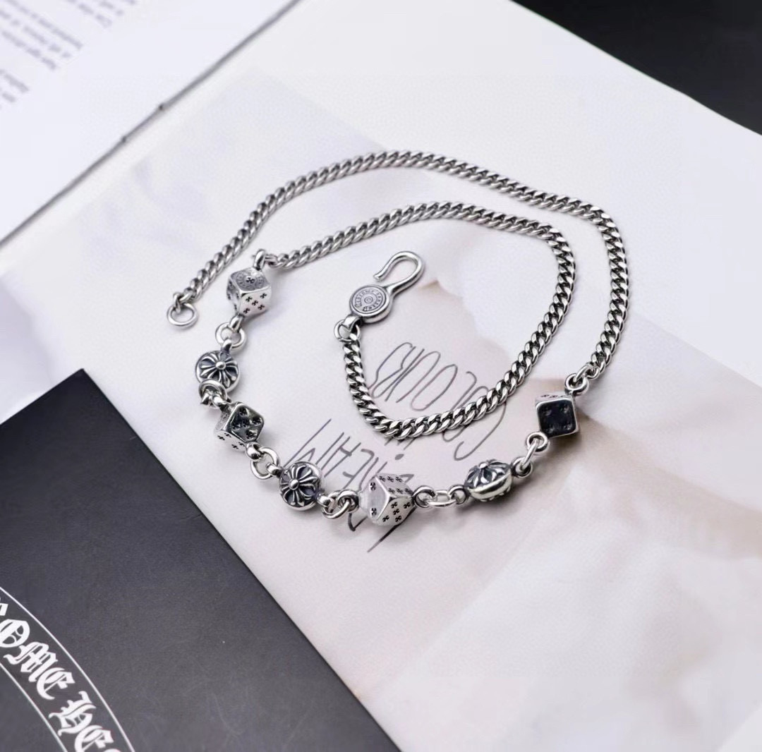 NO:110408,Batch counter quality [chrome hearts] classic cross ball dice focus on high-end and resist inferior quality!  Different from the normal version!  20 -22cm, jewelry quality, chrome hearts, chrome hearts19860909批 专柜精品【chrome Hearts克罗心】经典十字球骰子 专注高端,抵制劣质！区别于普通版本！20 -22cm,饰品精品,chrome hearts,chrome hearts,Jewelry