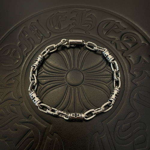 Chrome Hearts Classic Cross Link Bracelet - Vintage Punk Style Jewelry 1 Chrome Hearts Classic Cross Link Bracelet - Vintage Punk Style Jewelry