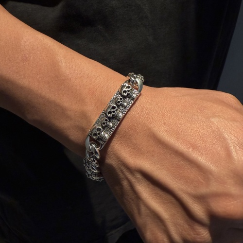 Chrome Hearts Vintage Cross Skull Cuban Bracelet, Statement Jewelry 1 Chrome Hearts Vintage Cross Skull Cuban Bracelet, Statement Jewelry