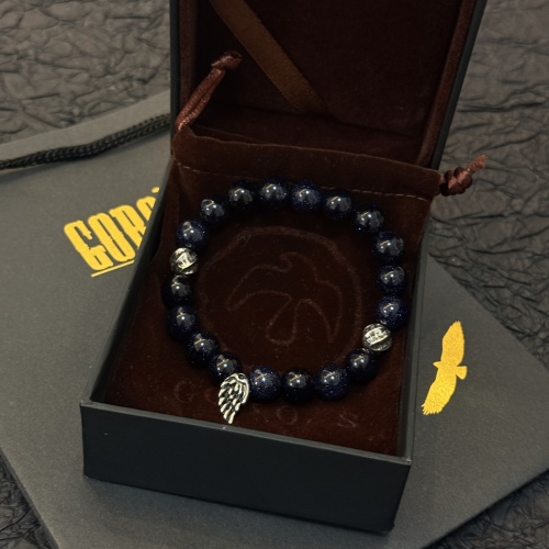 Goro's Style Beaded Bracelet with Sterling Silver Feather Charm Unisex 1 Goro's Style Beaded Bracelet with Sterling Silver Feather Charm Unisex