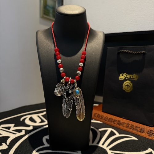 Goro's Feather Necklace with Red Beads, Handmade Punk Style Y2K Jewelry 1 Goro's Feather Necklace with Red Beads, Handmade Punk Style Y2K Jewelry