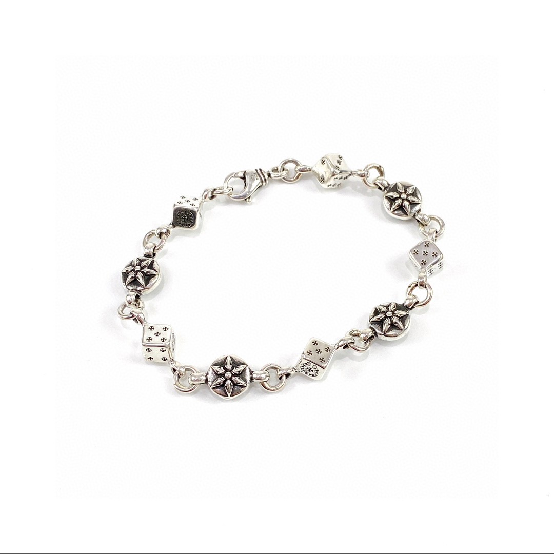 NO:113486,Chrome Hearts Croxin God of Gamblers Six-Star Dice Bracelet, Jewelry Boutique, Chrome Hearts, Chrome Hearts, Bracelet19860909Chrome Hearts克罗心 赌神六芒星骰子手链,饰品精品,chrome hearts,chrome hearts,bracelet,Jewelry