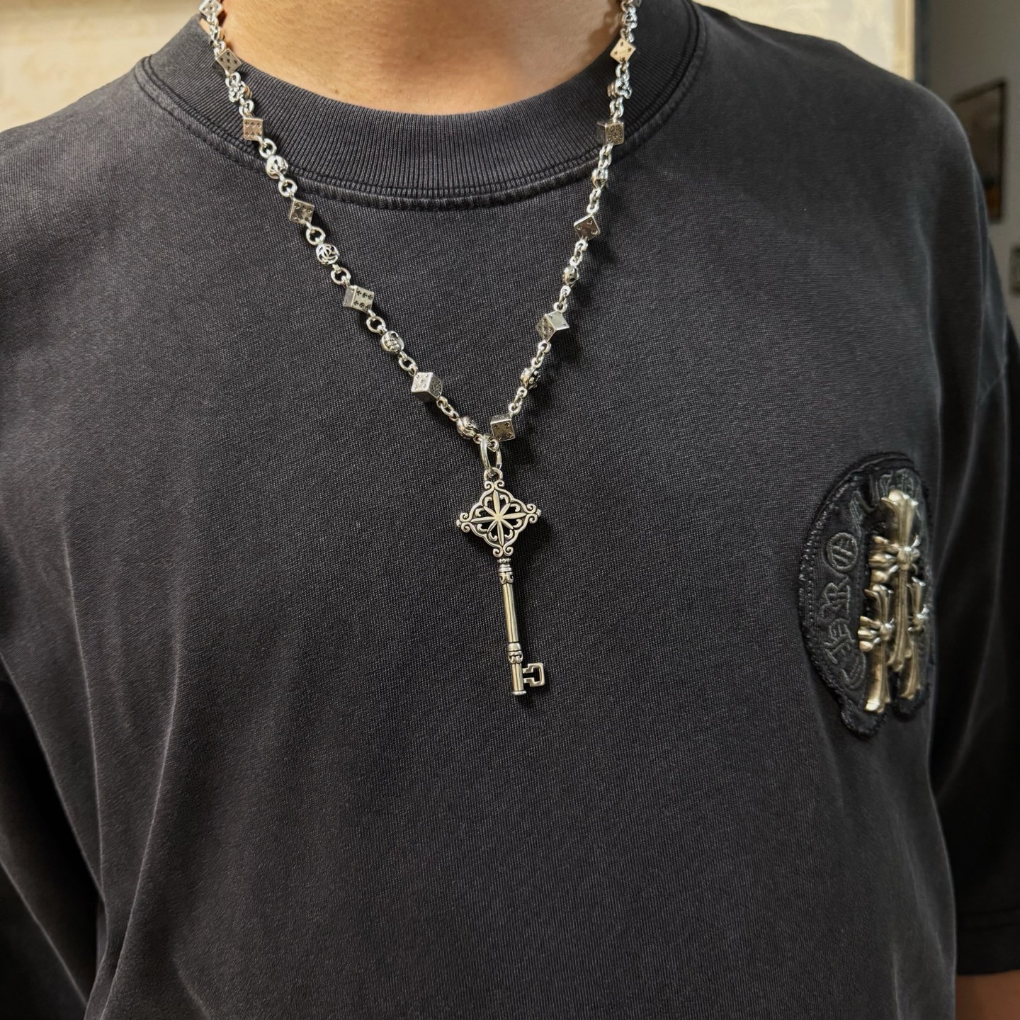 크롬하츠 목걸이 62381 Chrome Hearts Necklace