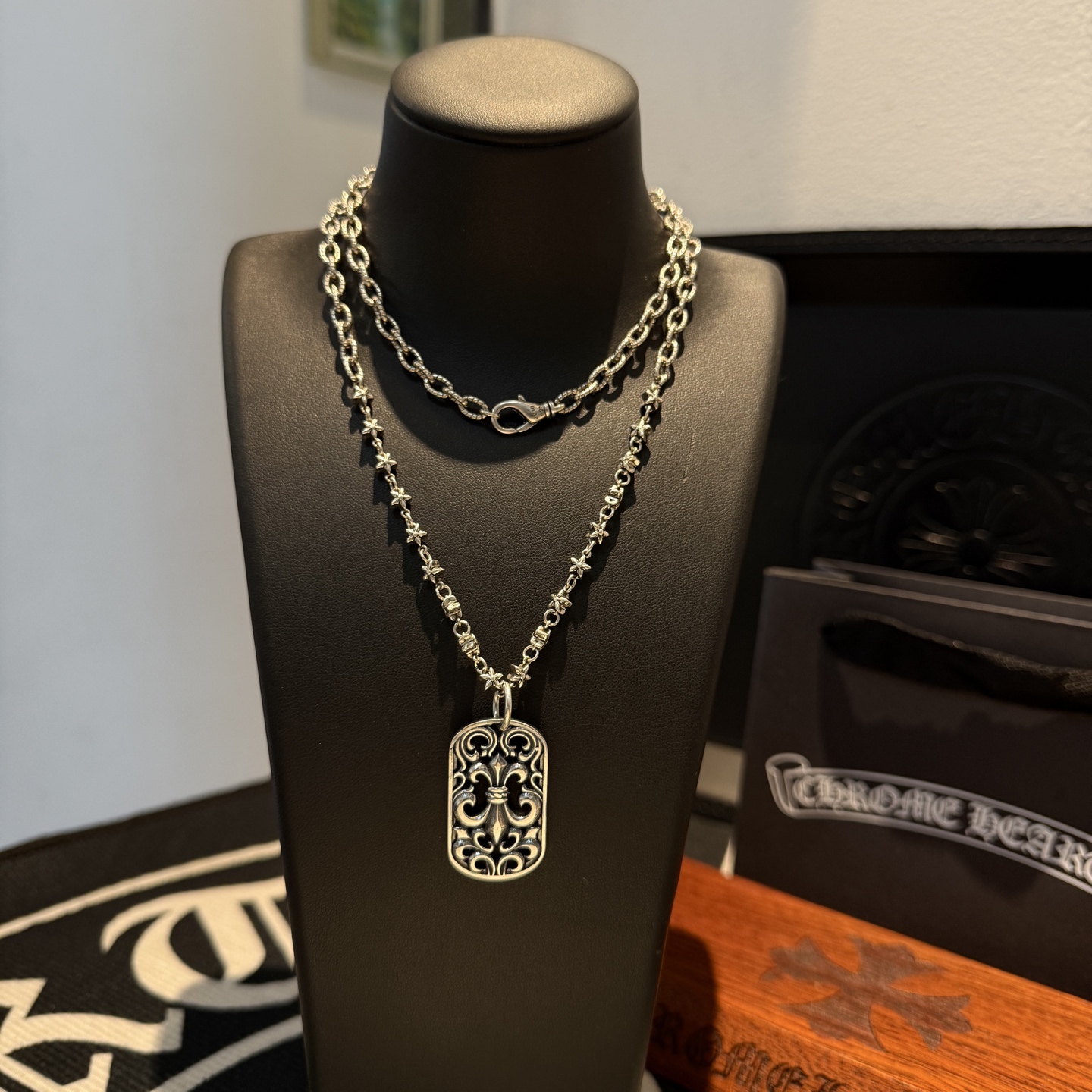 Chrome Hearts Inspired Vintage Necklace - Cross Pendant, Punk Style 10 i1750261406333 8982 0 3