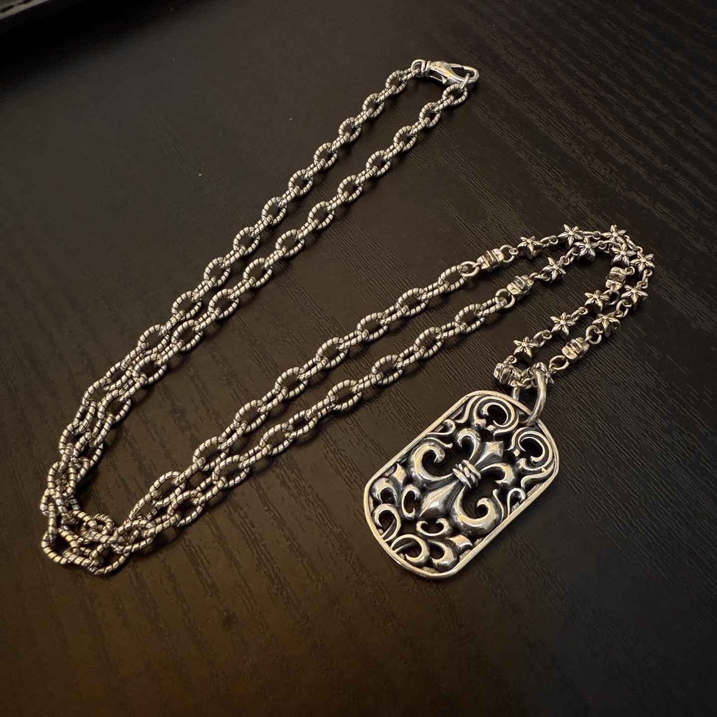 Chrome Hearts Inspired Vintage Necklace - Cross Pendant, Punk Style 4 i1750261406356 1599 0 5