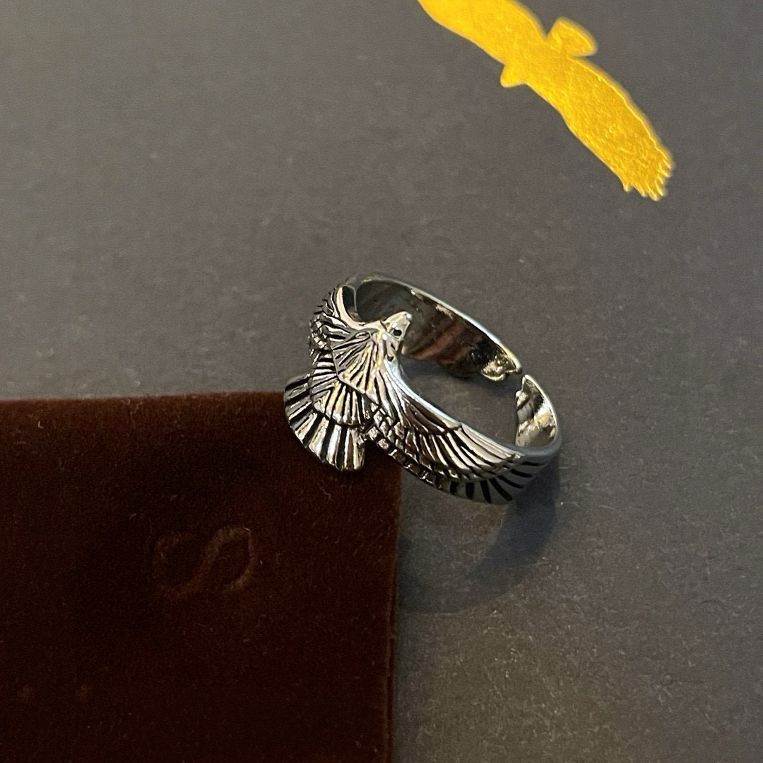 Exclusive High-End Eagle Ring: Handmade, Top-of-the-Art Design for Men and Women - 图片 5
