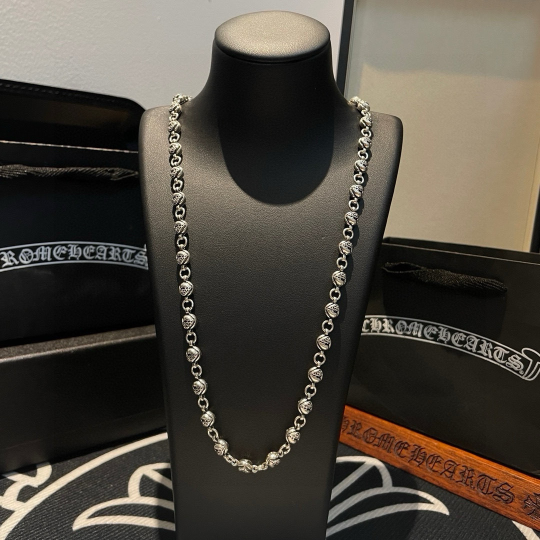    新款【专柜品质】Chrome Hearts克罗心 经典复古藤花爱心项链 快手/ins/小红书热门 