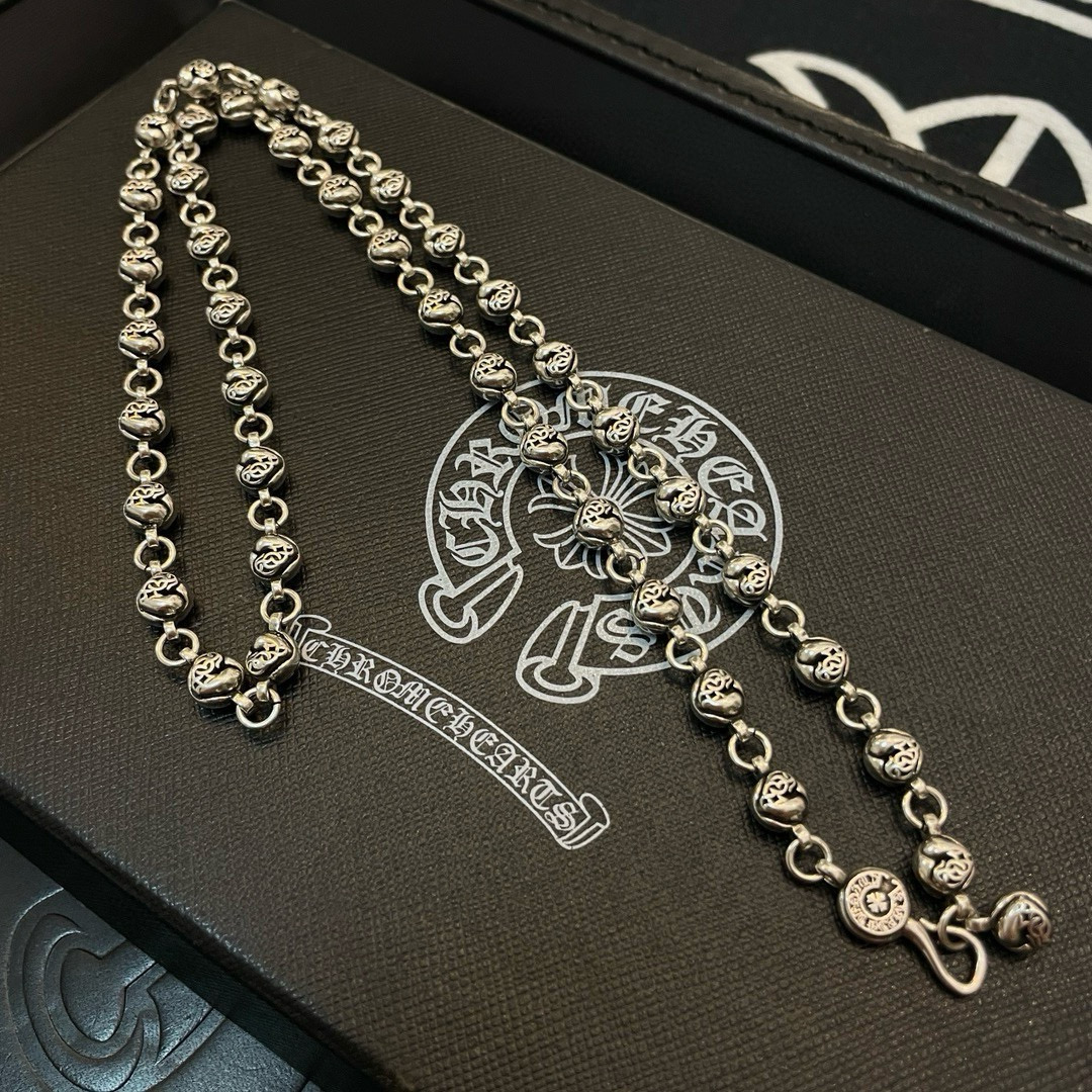    新款【专柜品质】Chrome Hearts克罗心 经典复古藤花爱心项链 快手/ins/小红书热门 