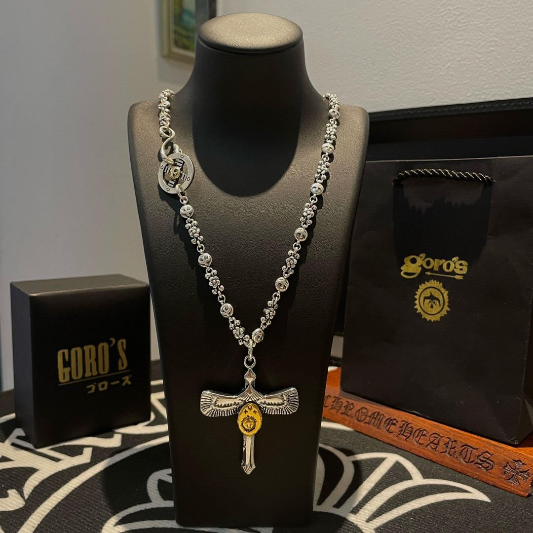 批 【新品上架】Goro’s高桥吾郎飞鸟吊坠，高桥经典飞鸟项链，顶级版本，认准独家拍摄，主攻高端市场 ，