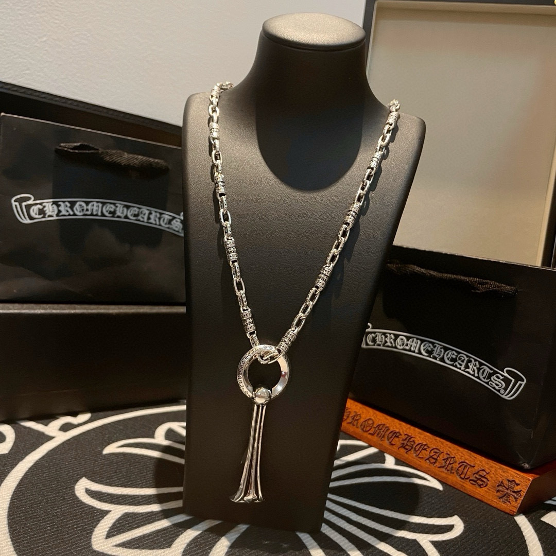 批 新款【专柜品质】Chrome Hearts克罗心经典复古多元素十字架项链 开瓶器吊坠 快手/ins/