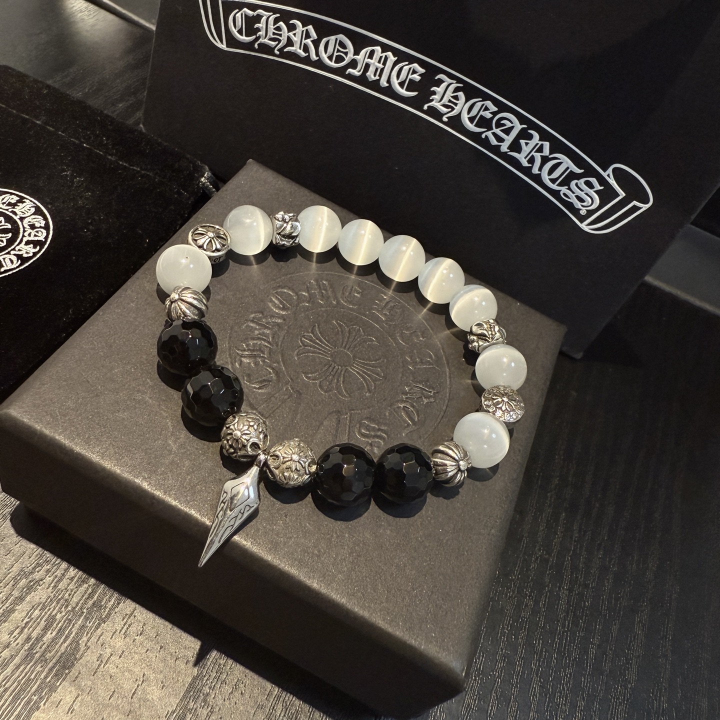  新款【专柜品质】Chrome Hearts克罗心 经典复古多元素手串手链 ，快手/ins/小红书热门，