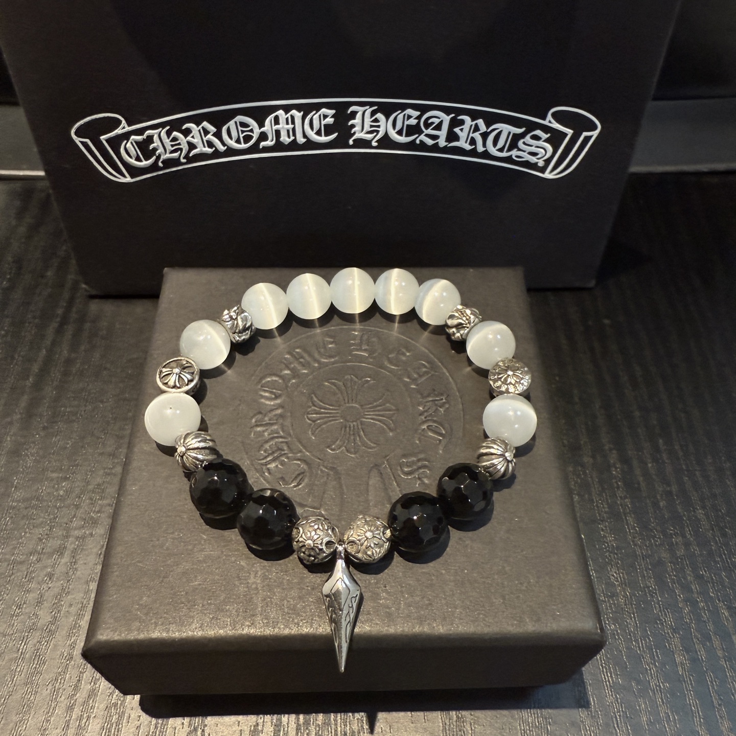  新款【专柜品质】Chrome Hearts克罗心 经典复古多元素手串手链 ，快手/ins/小红书热门，