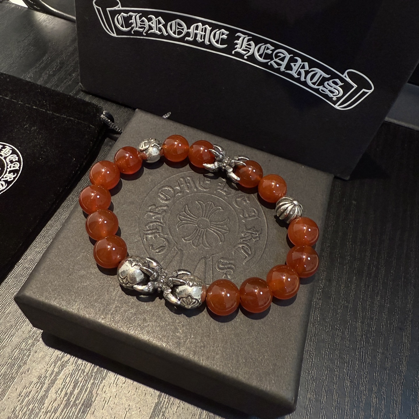 批 新款【专柜品质】Chrome Hearts克罗心 经典复古多元素手串手链 ，快手/ins/小红书热门