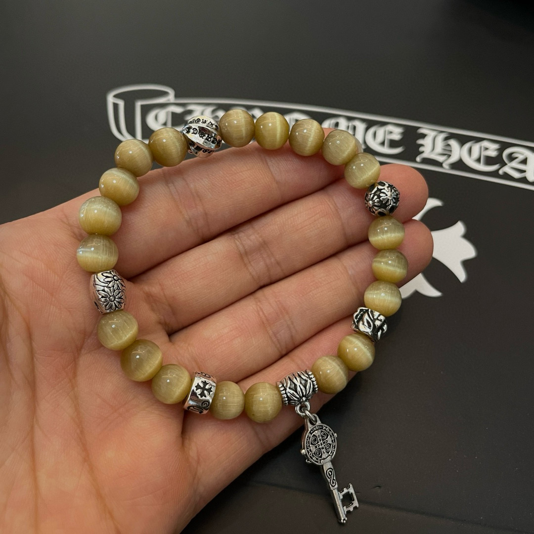  新款【专柜品质】Chrome Hearts克罗心 经典复古多元素手串手链 ，快手/ins/小红书热门，