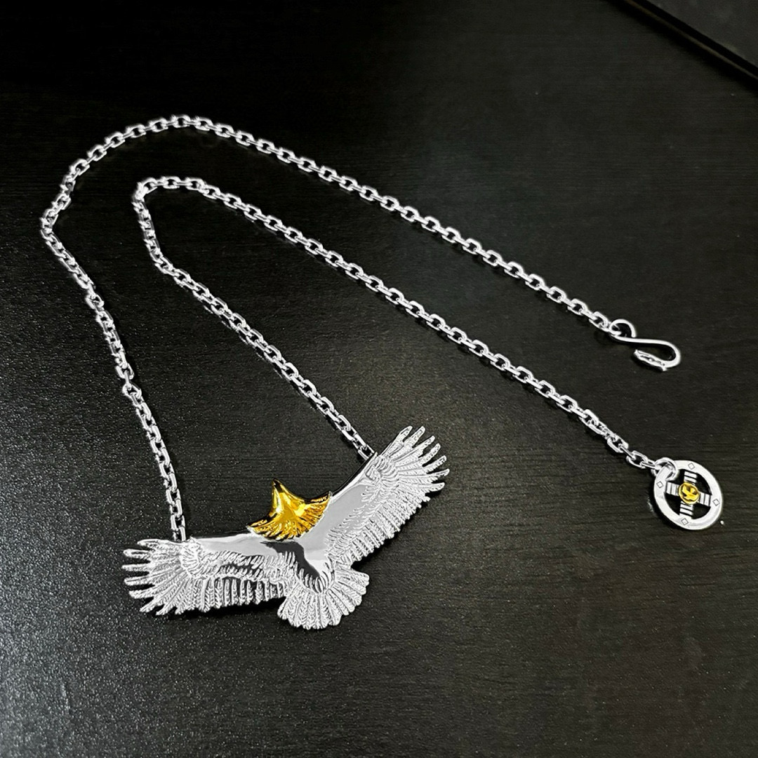 批   【新品上架】Goro’s高桥吾郎上金羽毛吊坠，高桥经典皮绳琉璃珠项链，顶级版本，认准独家拍摄，主