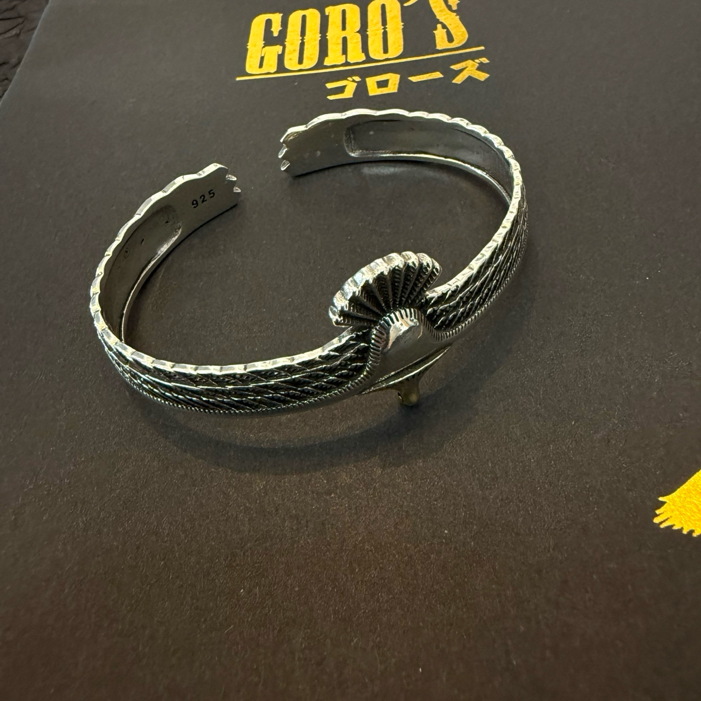 批   【新品上架】Goro’s高桥吾郎飞点金鹰开口手镯 顶级版本 认准独家拍摄 主攻高端市场 绝对区别