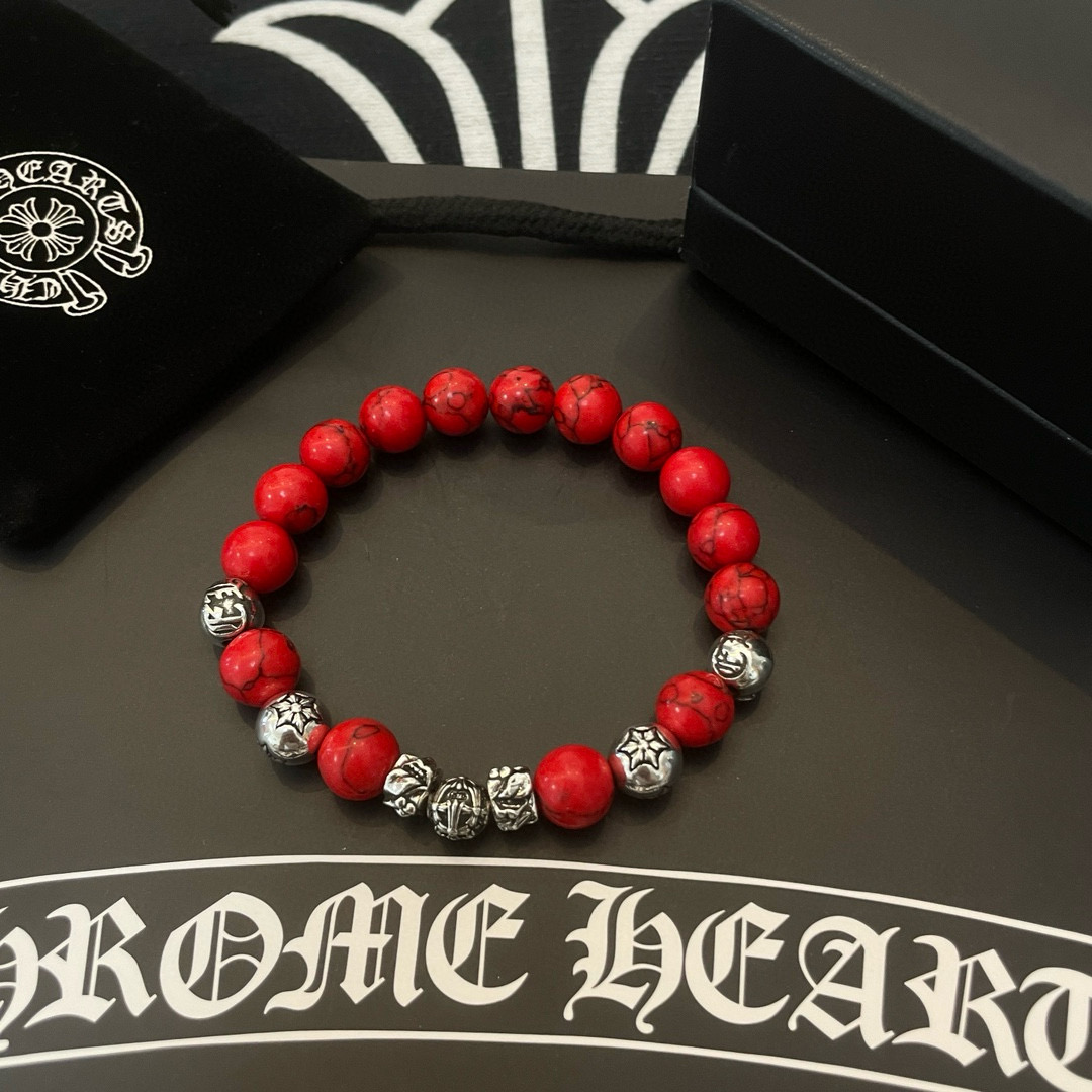 批 新款【专柜品质】Chrome Hearts克罗心 经典复古多元素手串手链 ，快手/ins/小红书热门