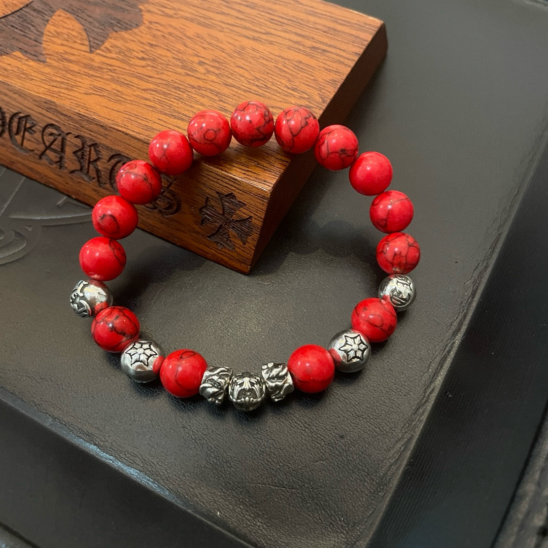 批 新款【专柜品质】Chrome Hearts克罗心 经典复古多元素手串手链 ，快手/ins/小红书热门