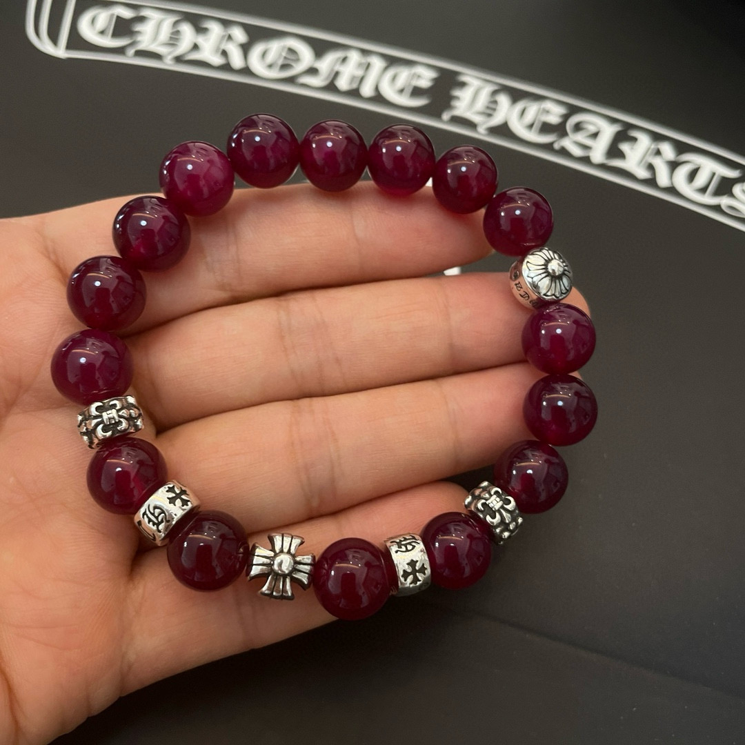 批 新款【专柜品质】Chrome Hearts克罗心 经典复古多元素手串手链 ，快手/ins/小红书热门