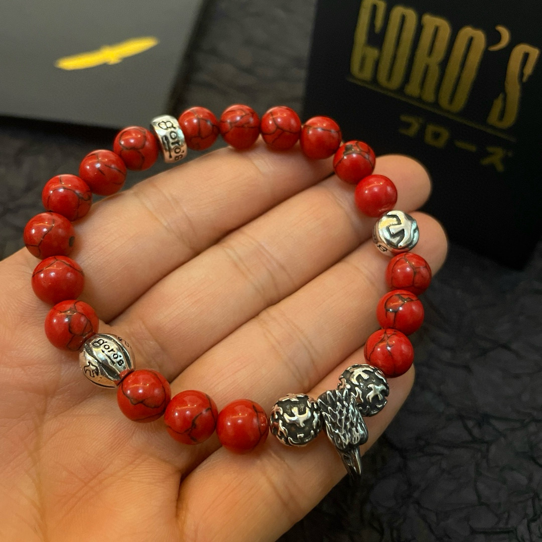 【新品上架】Goro’s高桥吾郎红松石手串手链，顶级版本 认准独家拍摄 主攻高端市场 绝对区别普通版本！