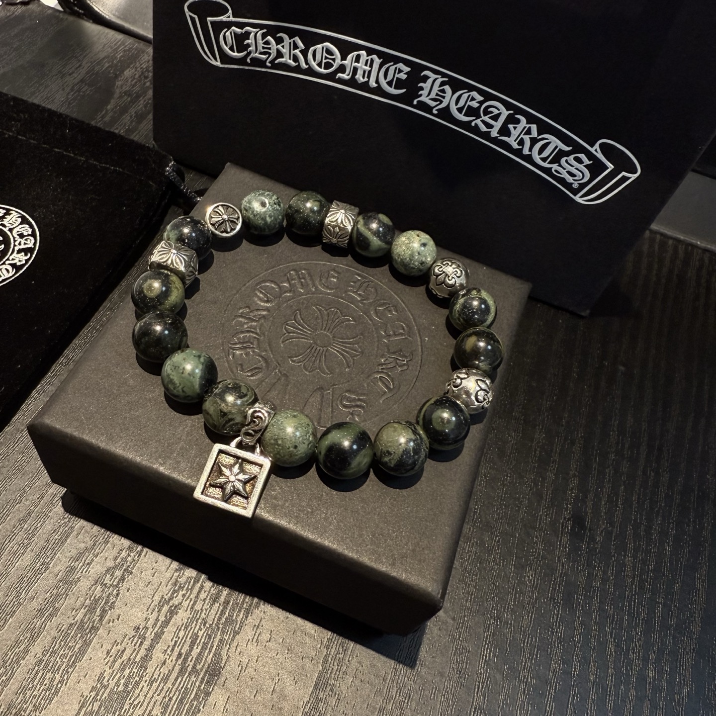  新款【专柜品质】Chrome Hearts克罗心 经典复古多元素手串手链 ，快手/ins/小红书热门，